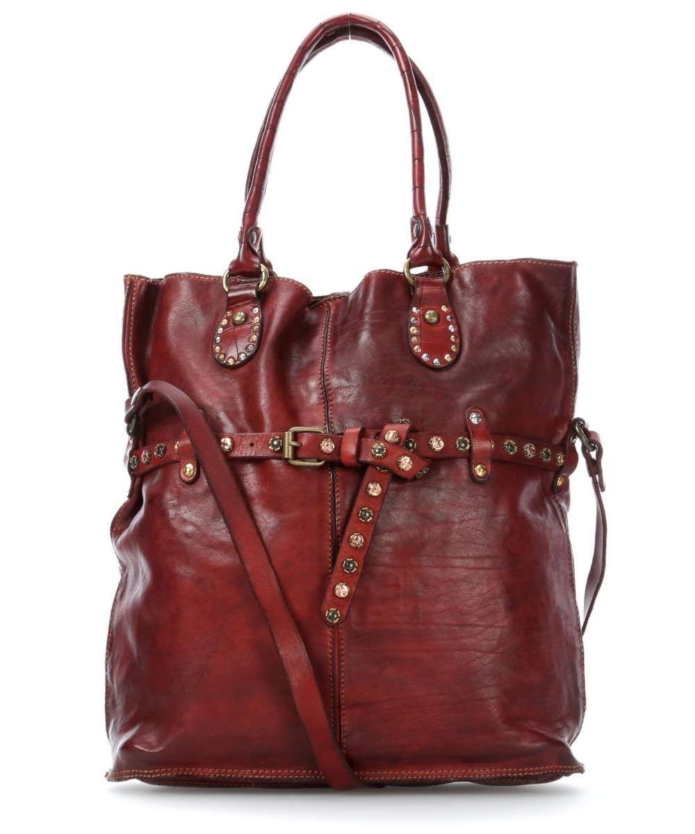Campomaggi Leather Braided Shopper Bag