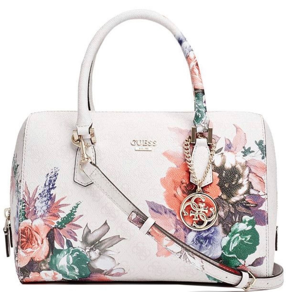 Сумка guess цветочный принт