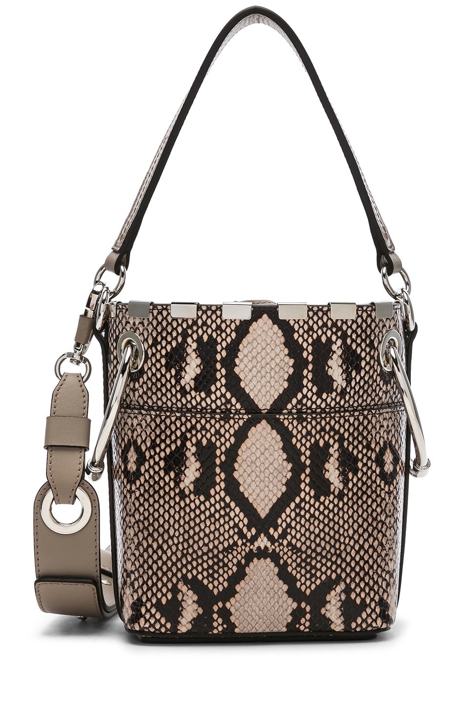 Chloé Gray Roy Mini Embroidered Textured