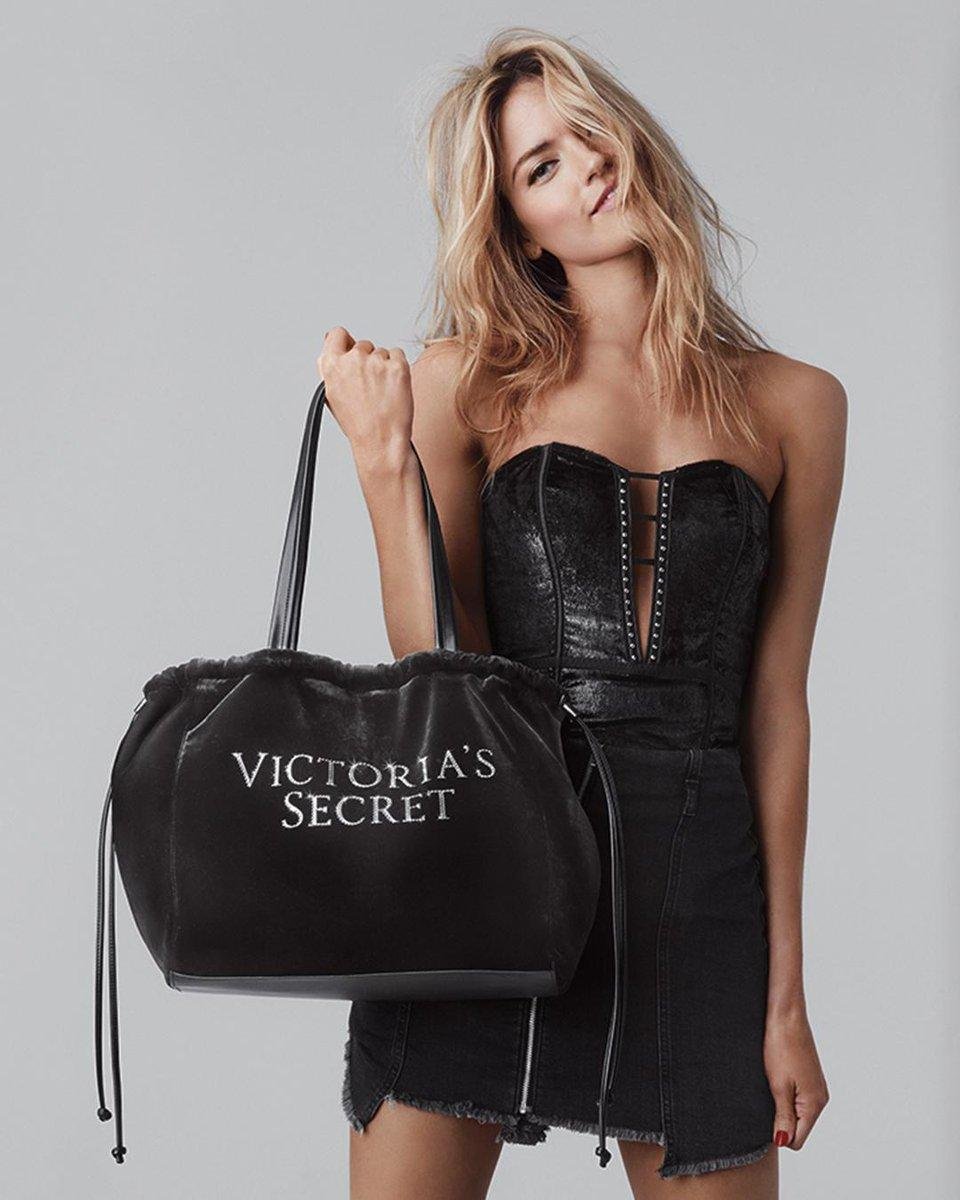 Большая сумка Victoria Secret с пайетками