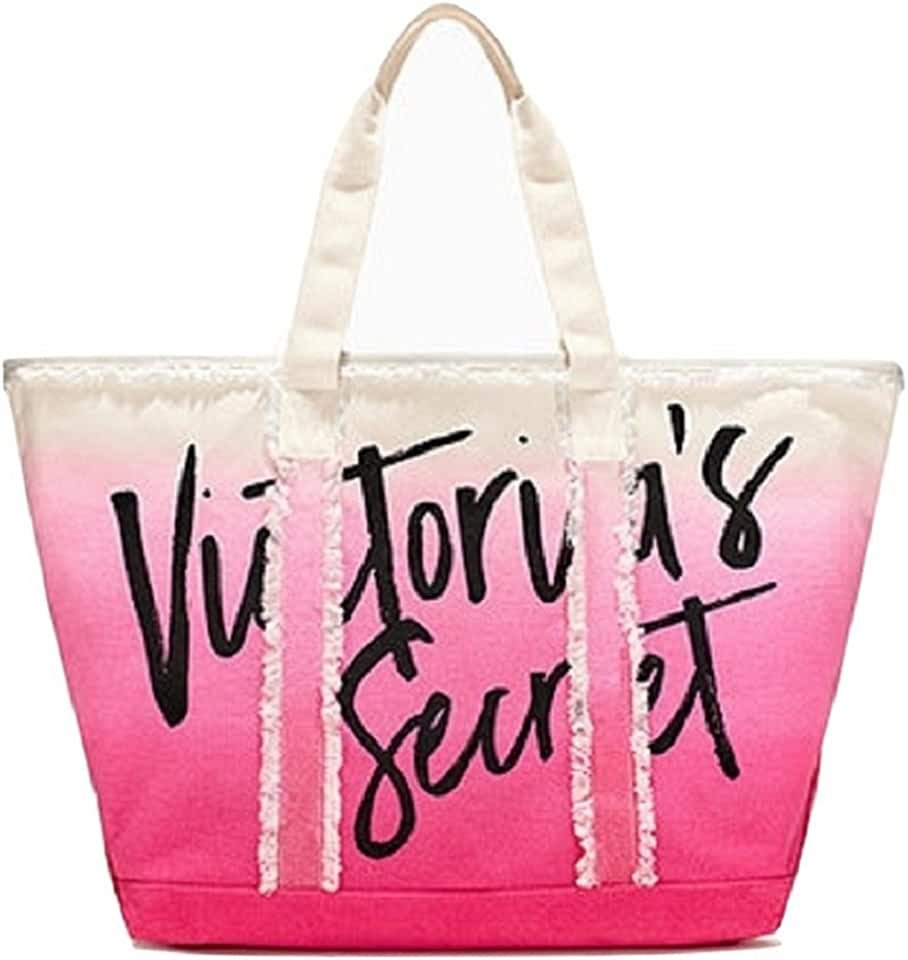 Сумка шоппер Victoria's Secret серебро