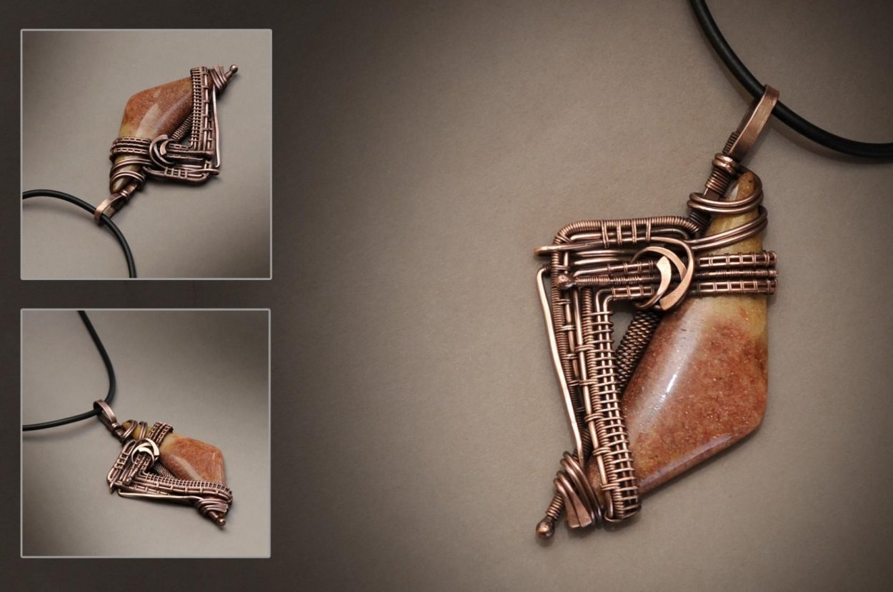 Украшения из проволоки в технике wire Wrap