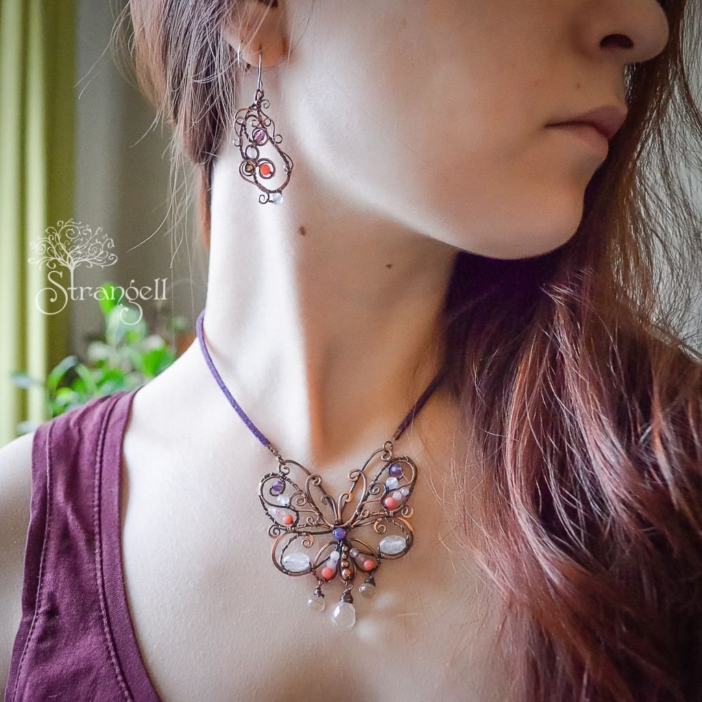 Wire Wrap спирали браслет