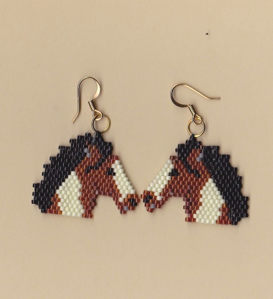 Серьги из бисера