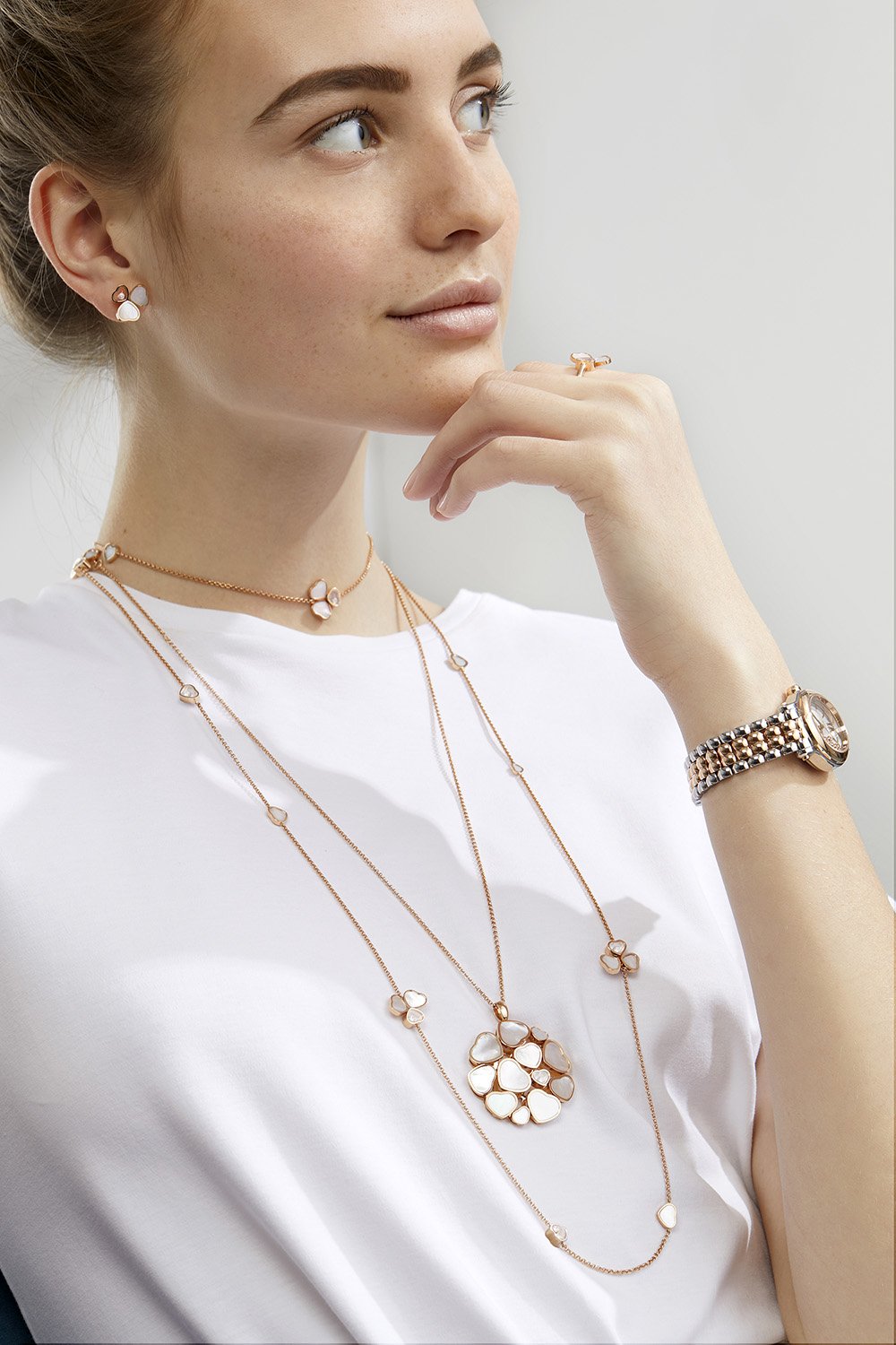 Chopard Happy Hearts серьги