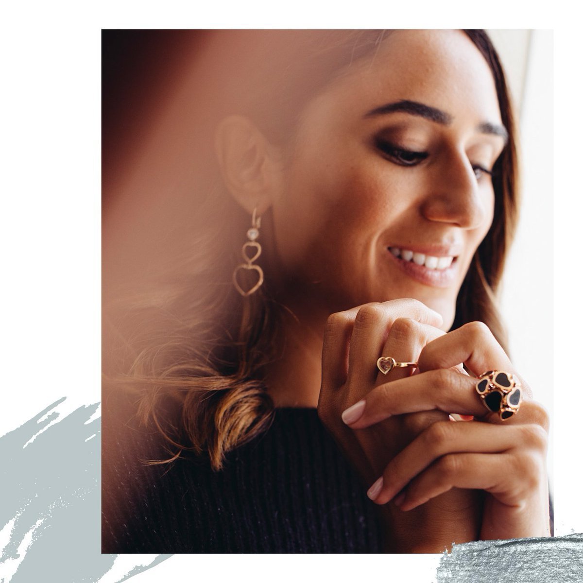 Chopard серьги на девушке