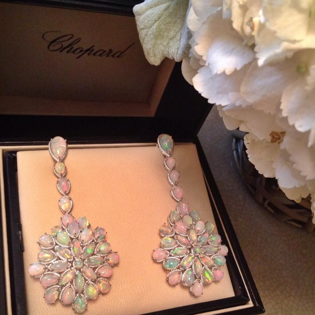 Chopard Happy Hearts серьги