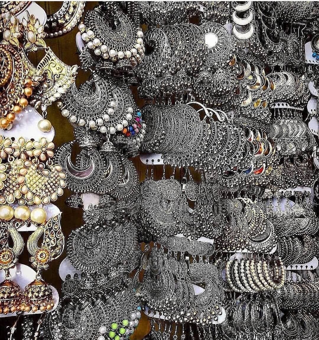 Сережки женские серебряные Индия