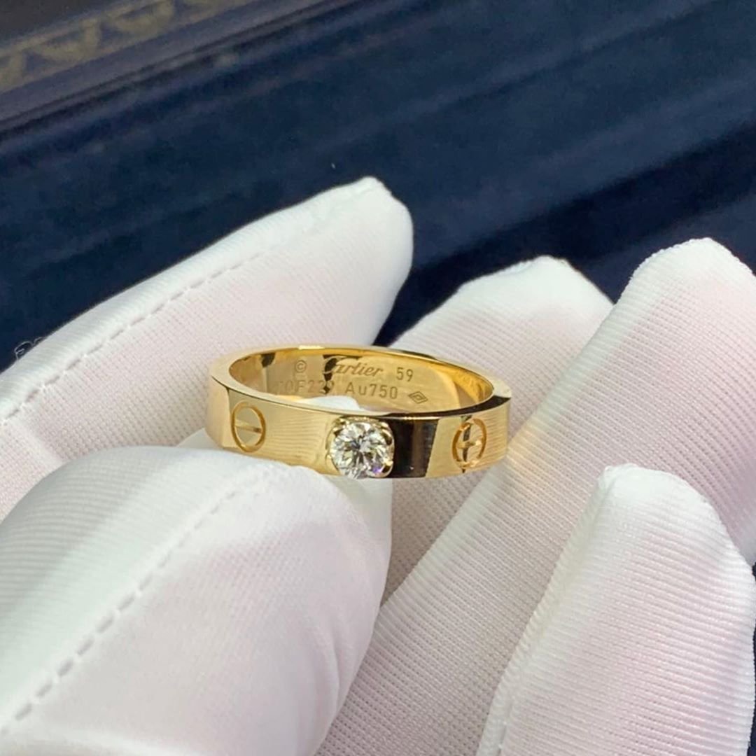 Кольцо Cartier Yellow Gold Diamonds