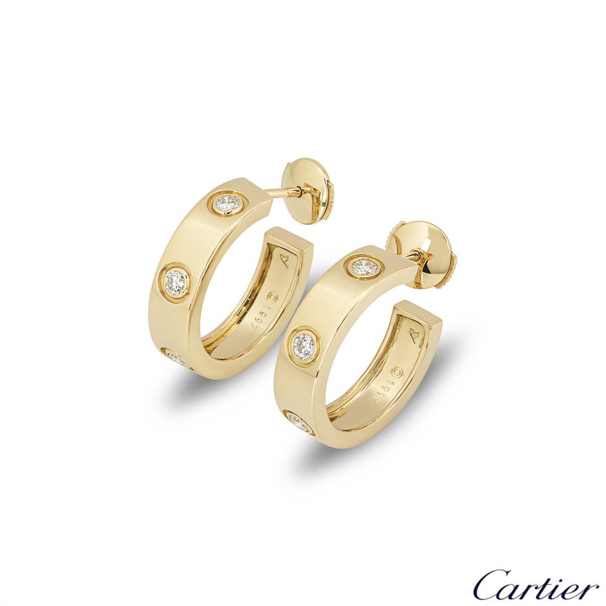 Серьги Cartier Love