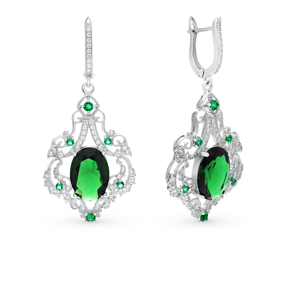 Серьги Green-Rose