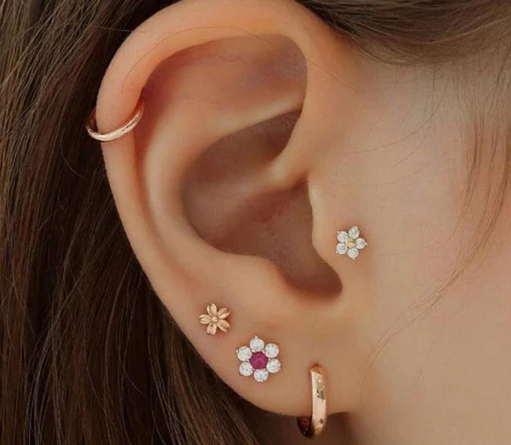 Серьги для дополнительных проколов