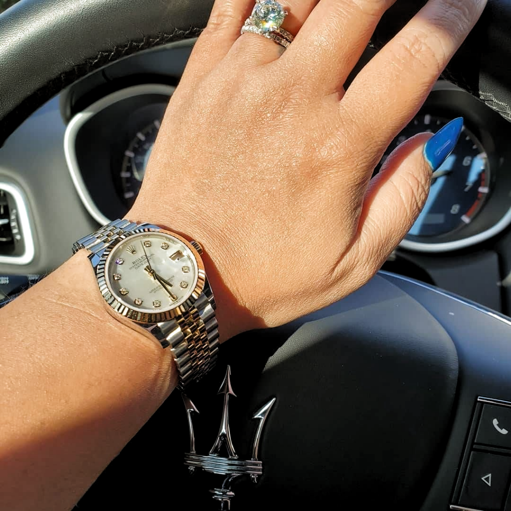 Rolex Datejust 31 на женской руке