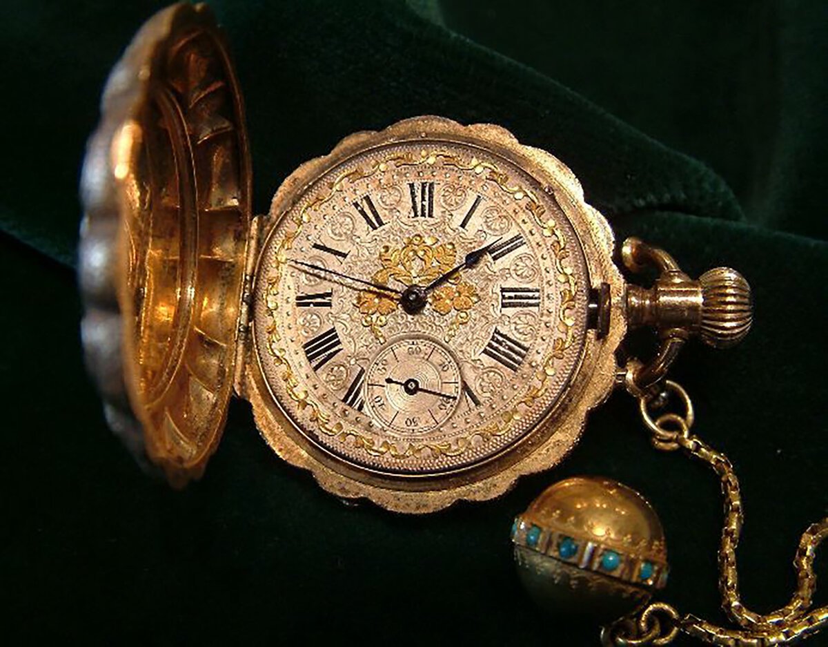 Антикварные часы карманные