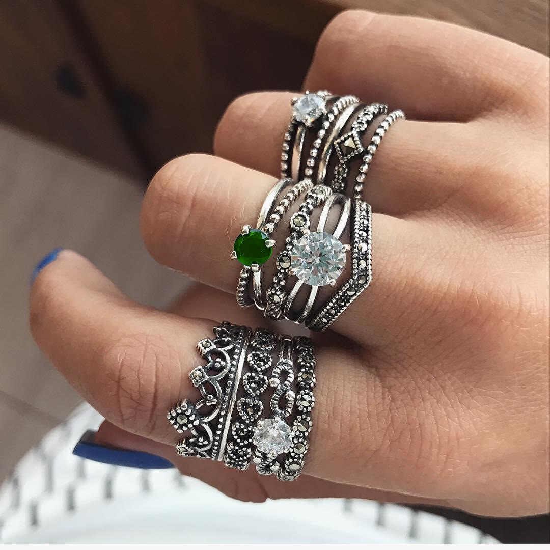 Красивые серебряные украшения