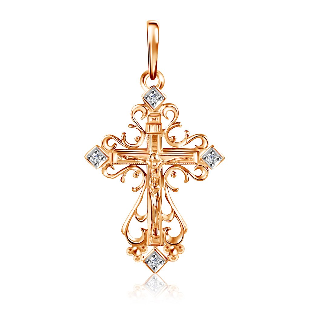 Vesna Jewelry серьги крестики