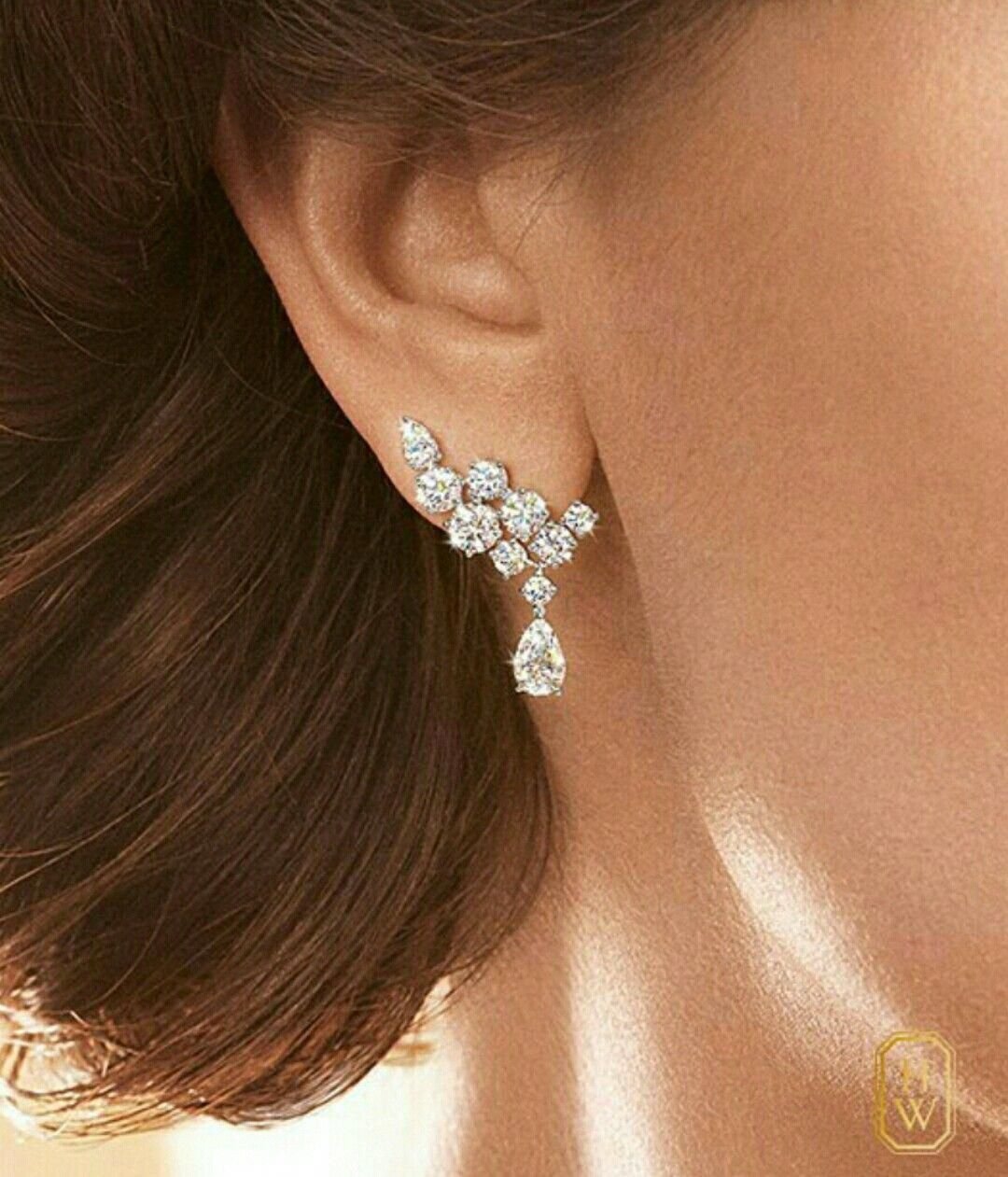 Пусеты Harry Winston