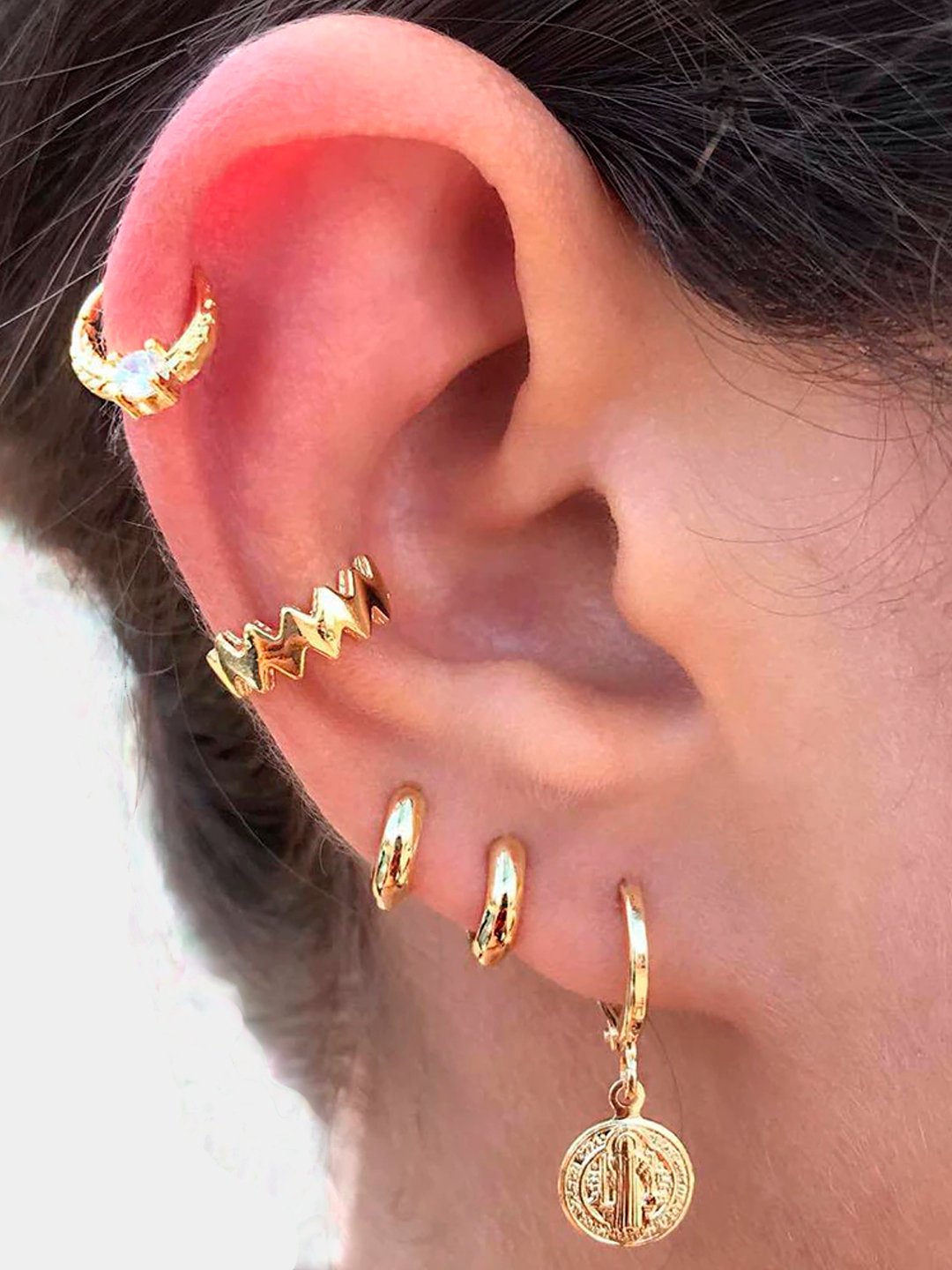 Серьги Хеликс серебро
