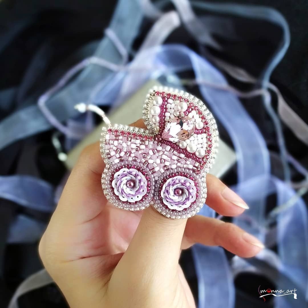 Коляски из бисера