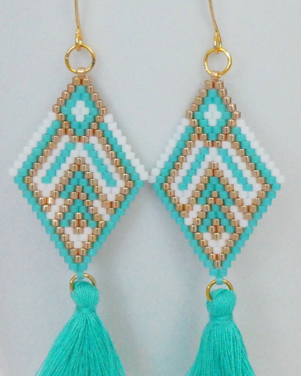 Серьги из бисера
