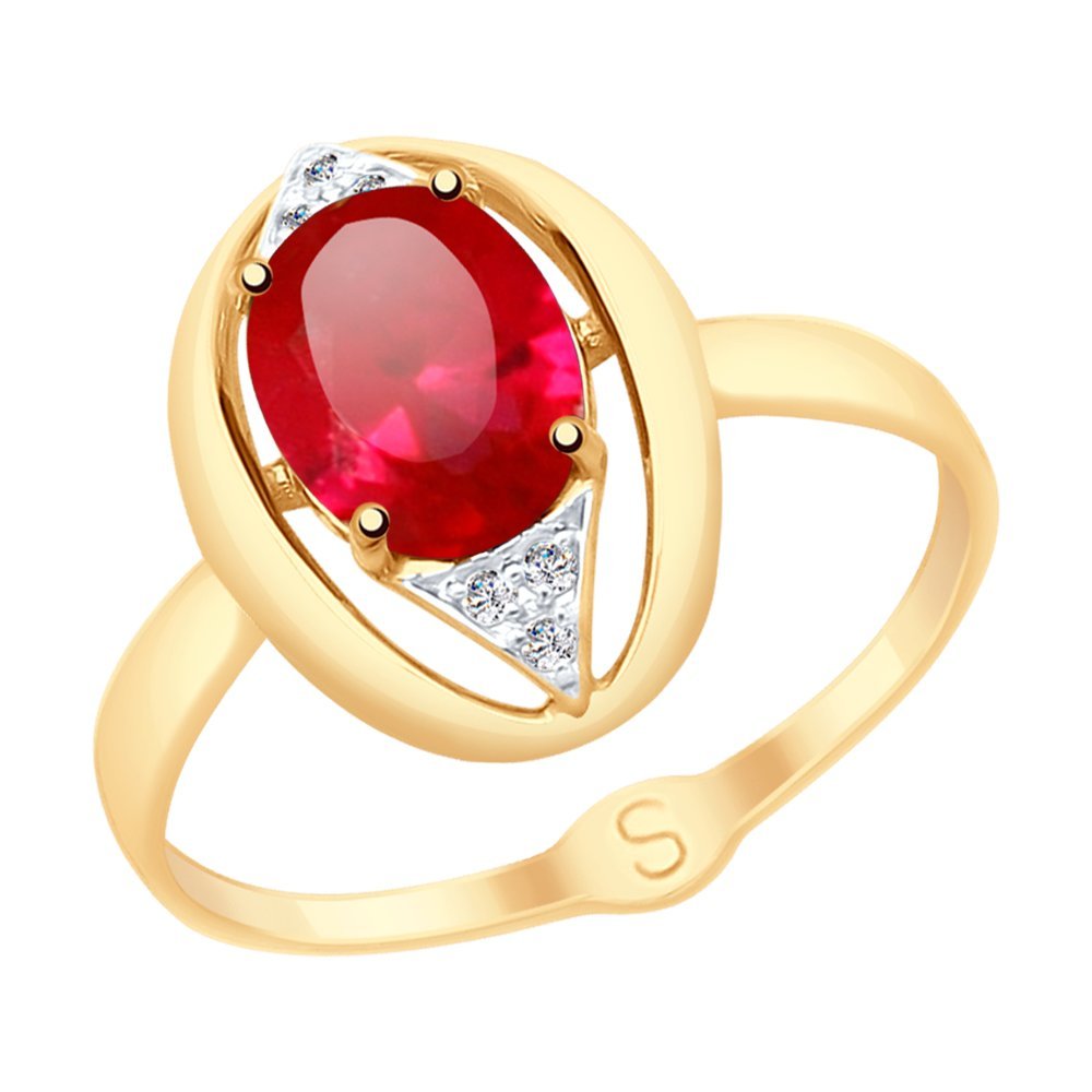 Серебряное кольцо с корундом