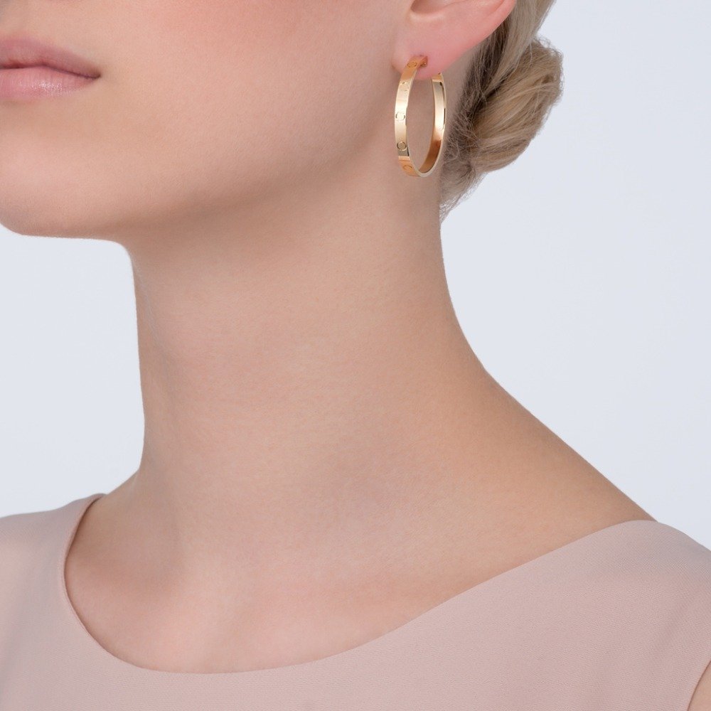 Серьги Cartier Love 2 Diamonds Earrings,