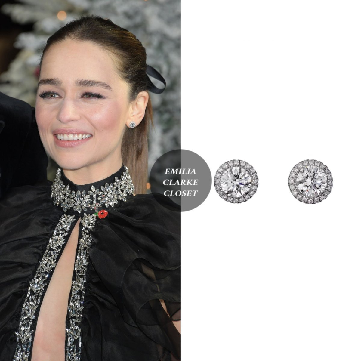 Серьги Клевер van Cleef зеленые