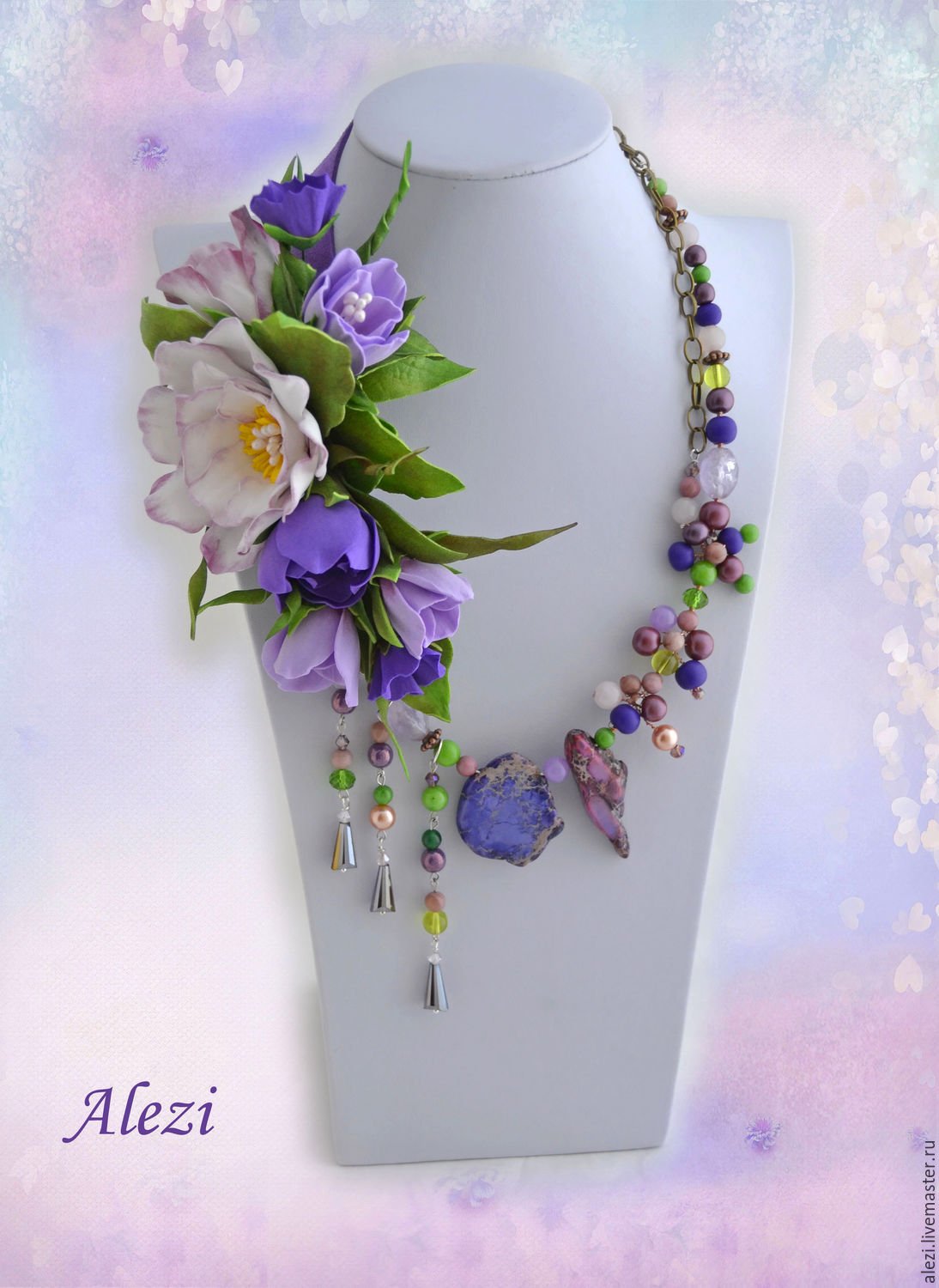 Серьги из фоамирана