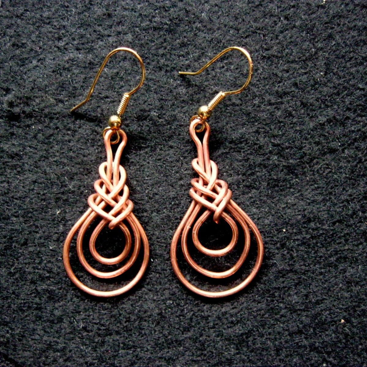 Celtic Earrings wire Wrapped