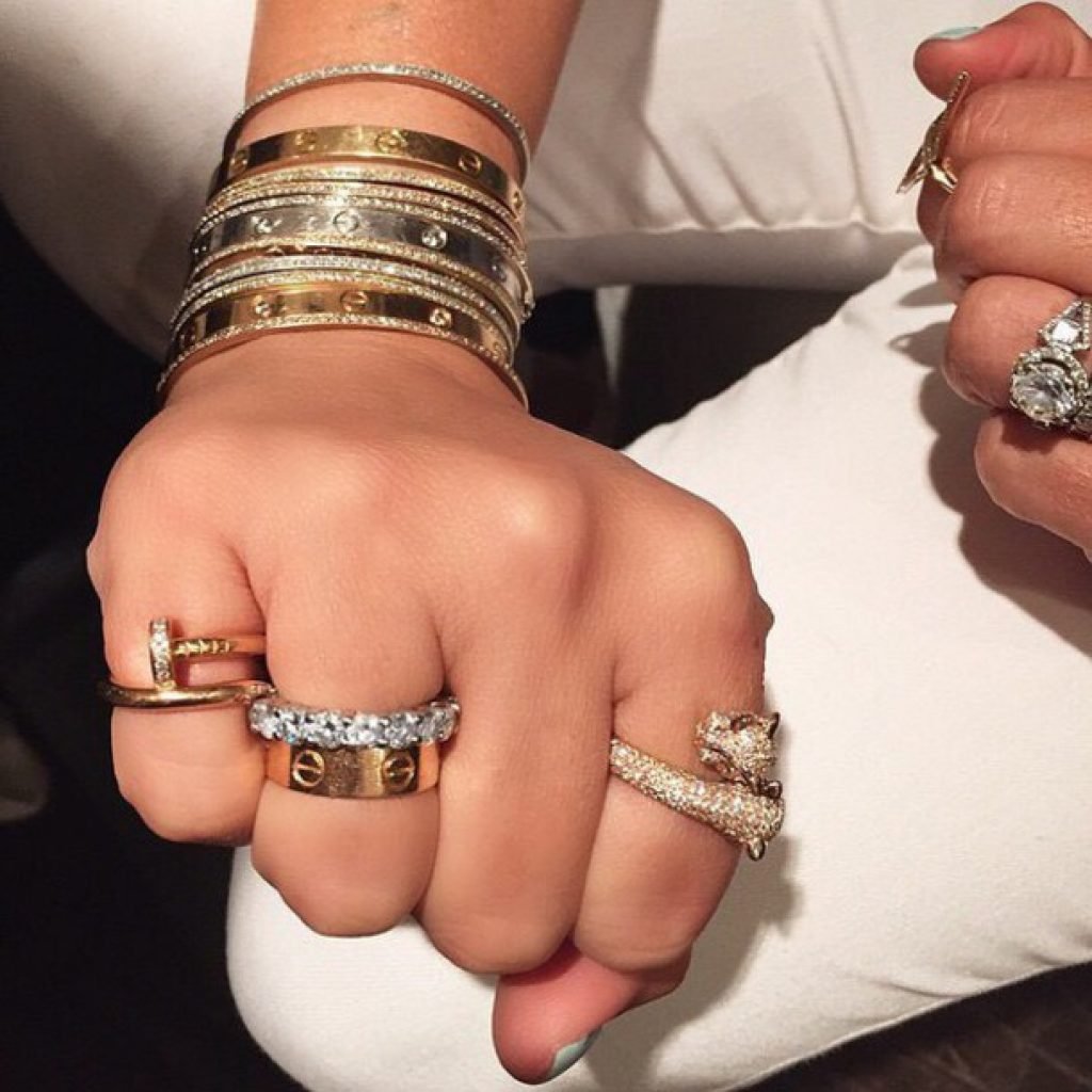 Cartier браслет и кольцо