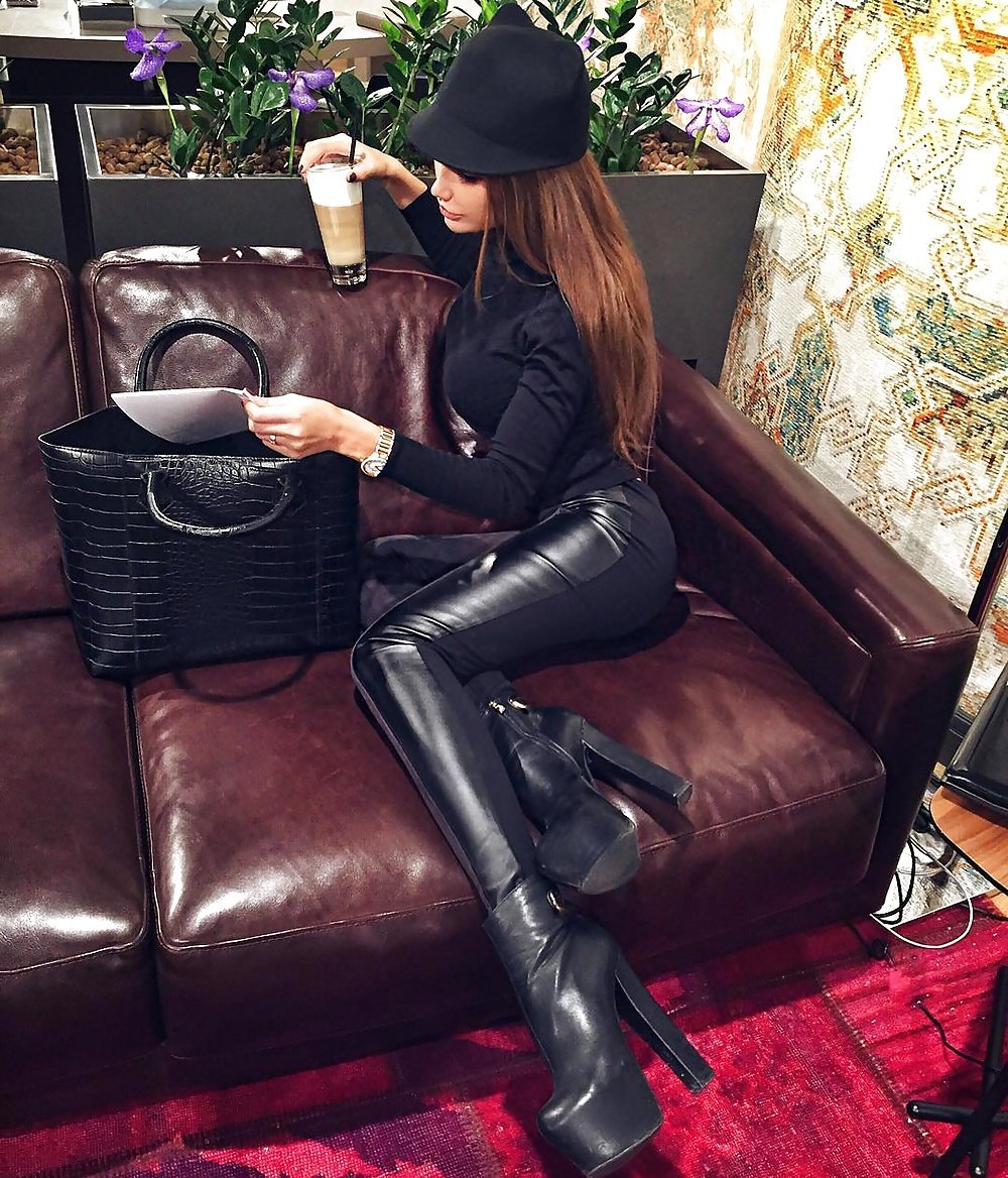 Эмма Деджерстедт in Leather