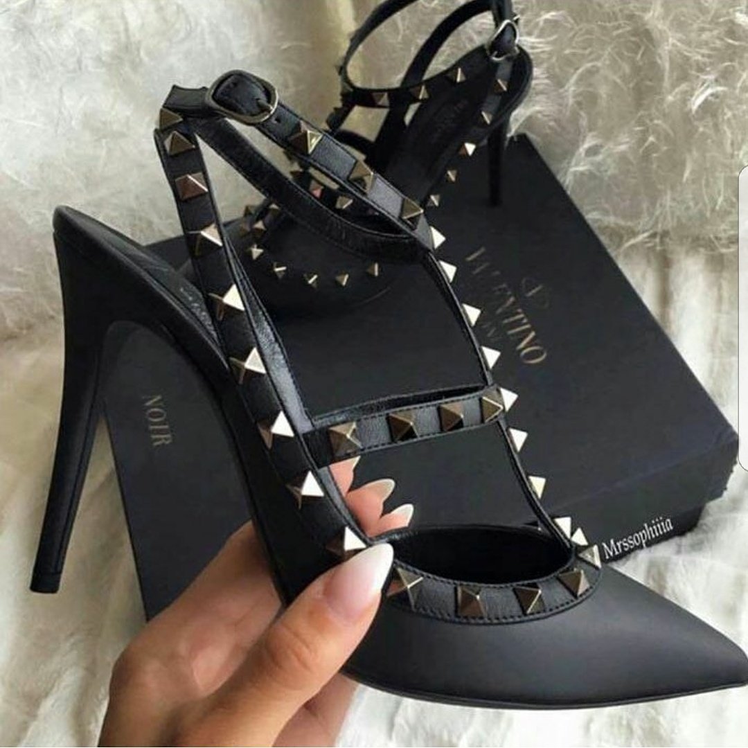 Valentino Rockstud туфли черные