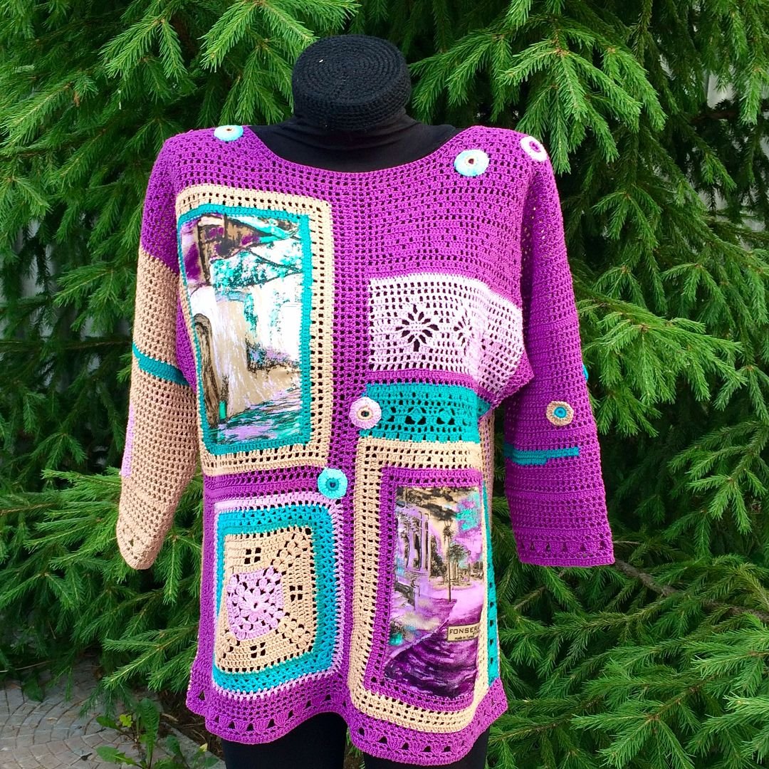 Свитер цветными БЛОКАМИ