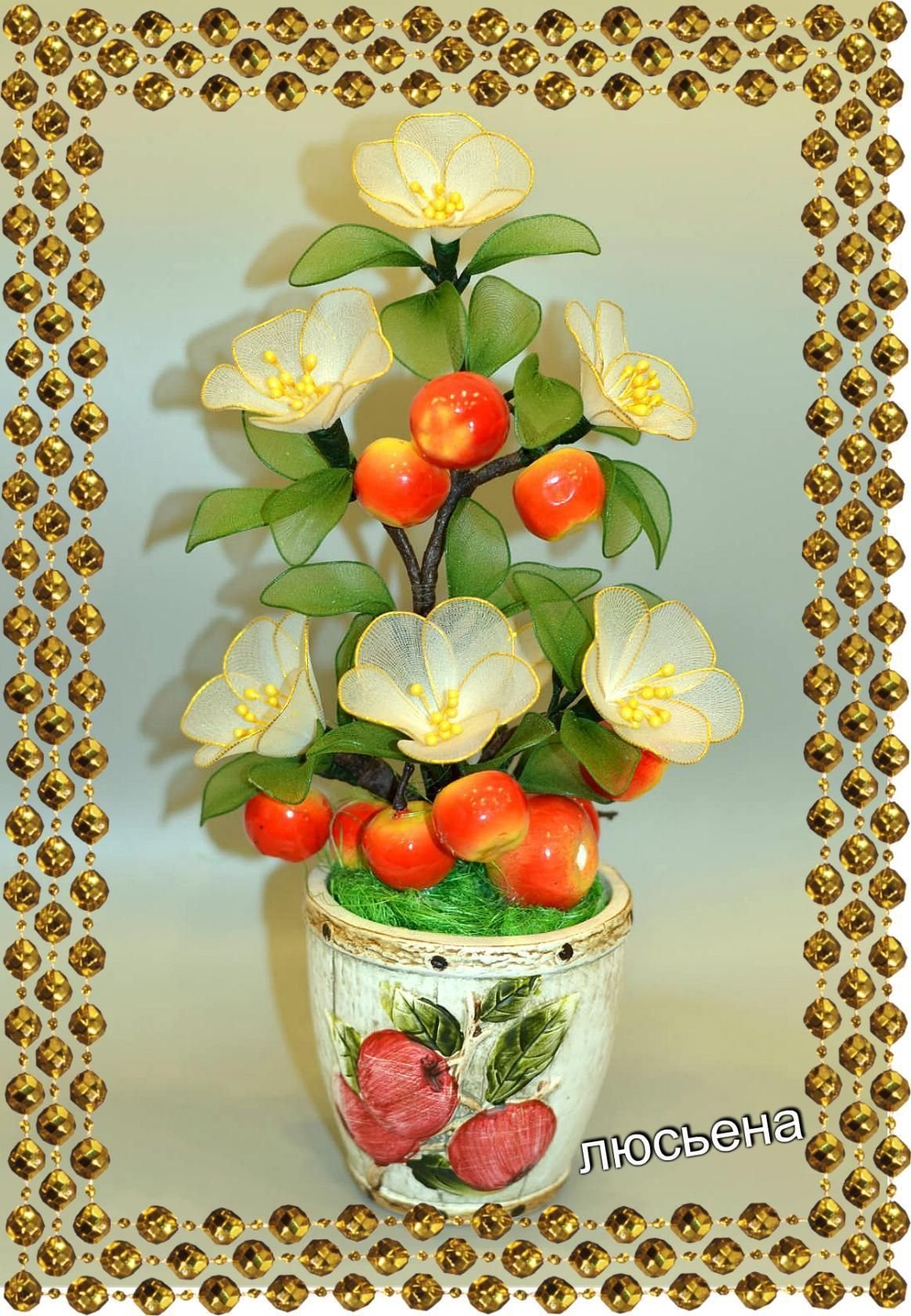 Чулочные куклы цветы
