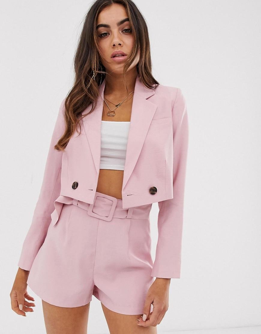 Блейзер пиджак женский розовый ASOS