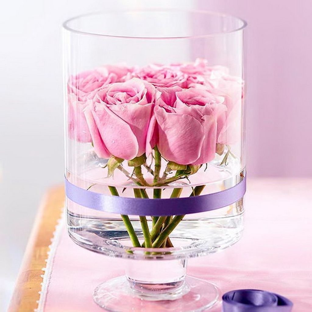 Цветы в стакане