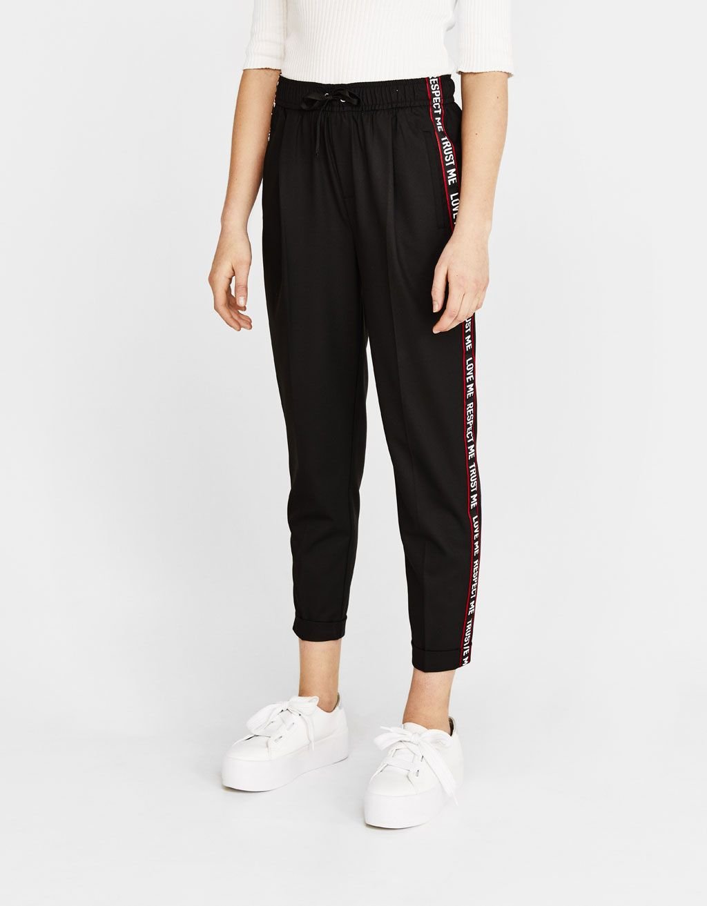 Топ и спортивные штаны Bershka