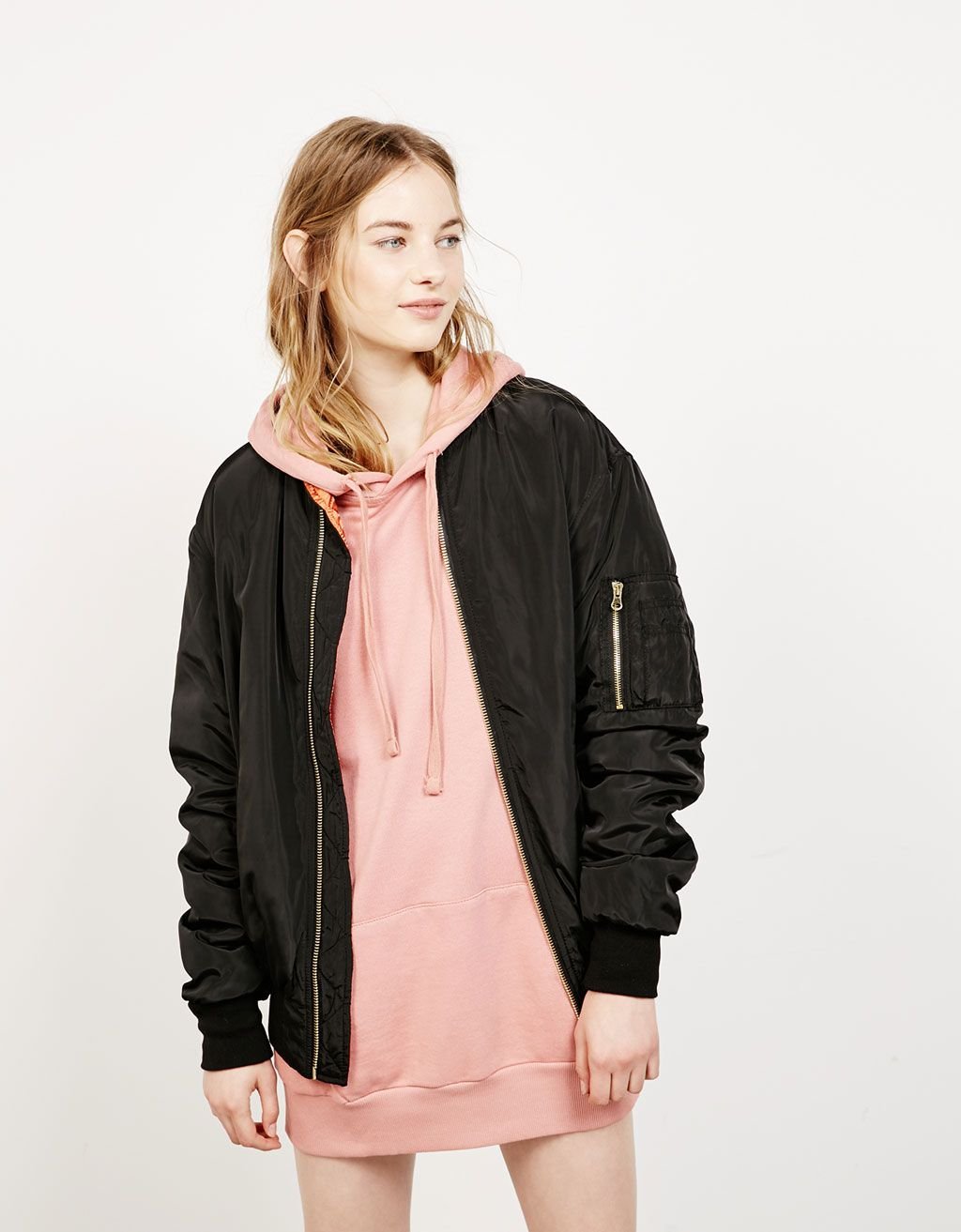 Бомбер Oversize Zara