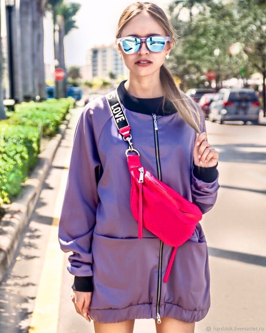 Бомбер Зара Oversized