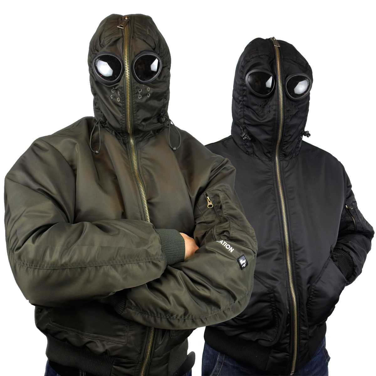 Капюшон с очками Stone Island