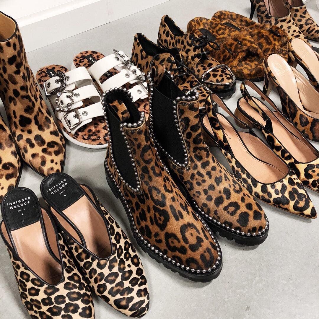 Леопардовые туфли осенние