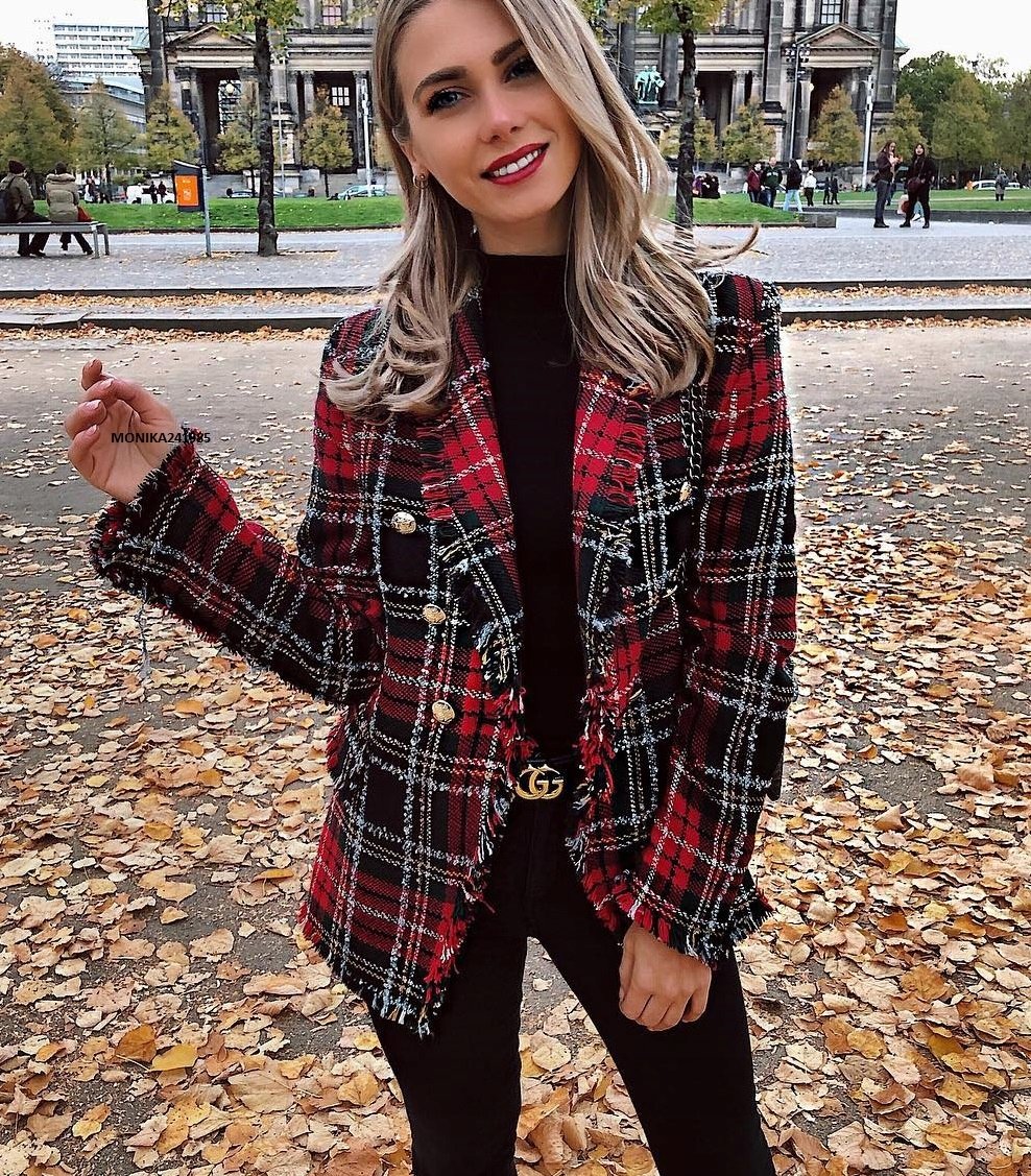Твидовый пиджак Zara