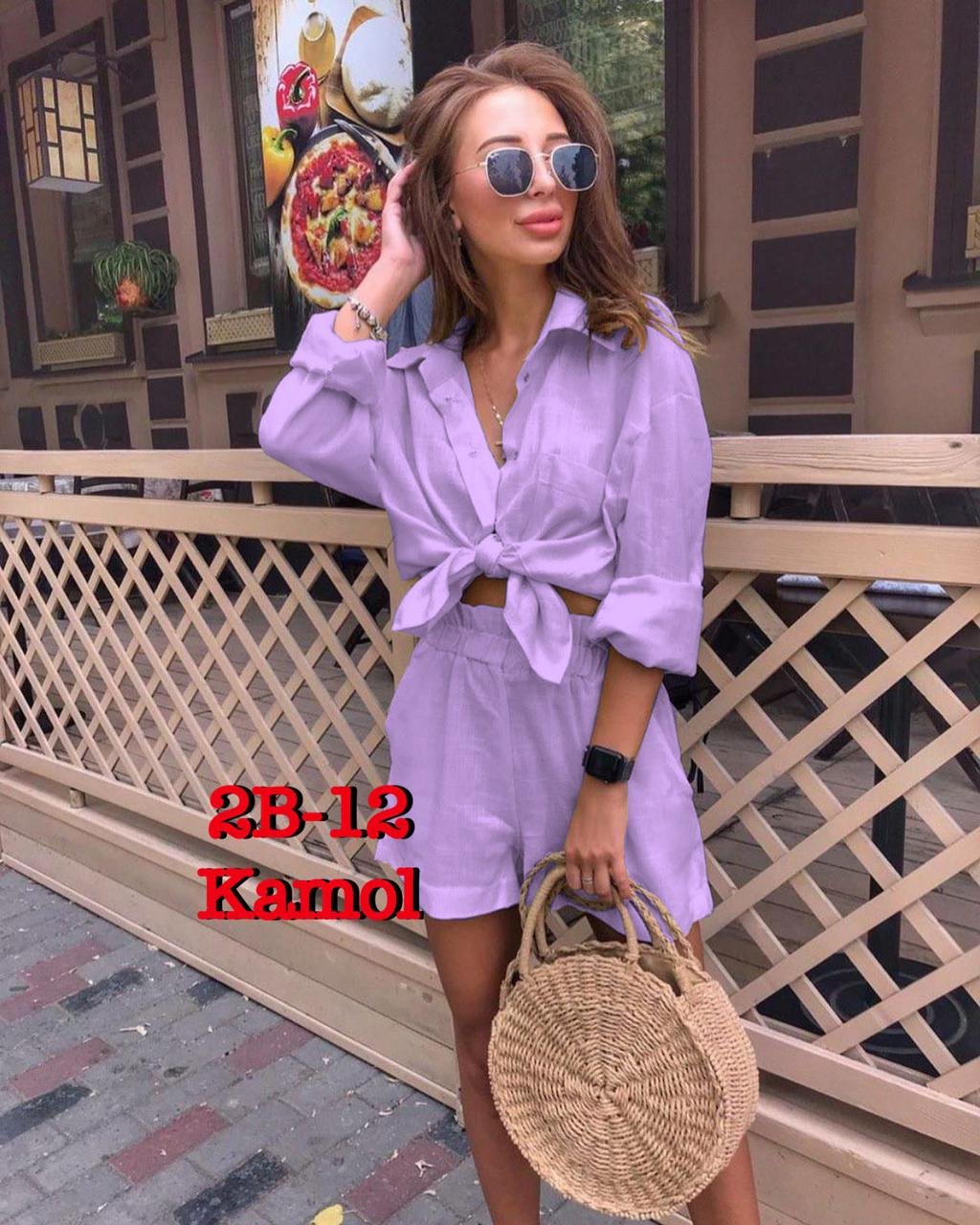 Костюмы женские модные с шортами