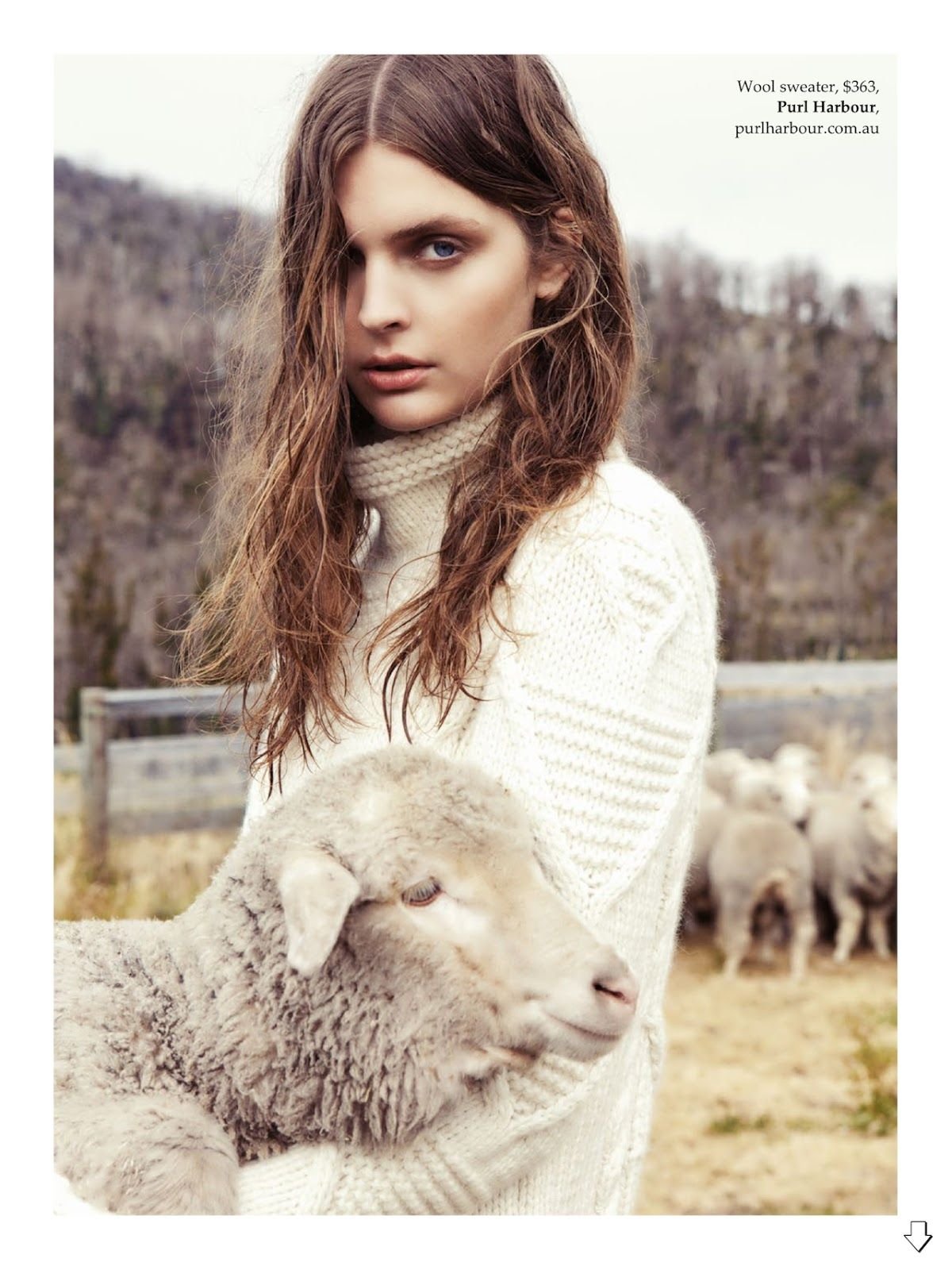 Овца девушка