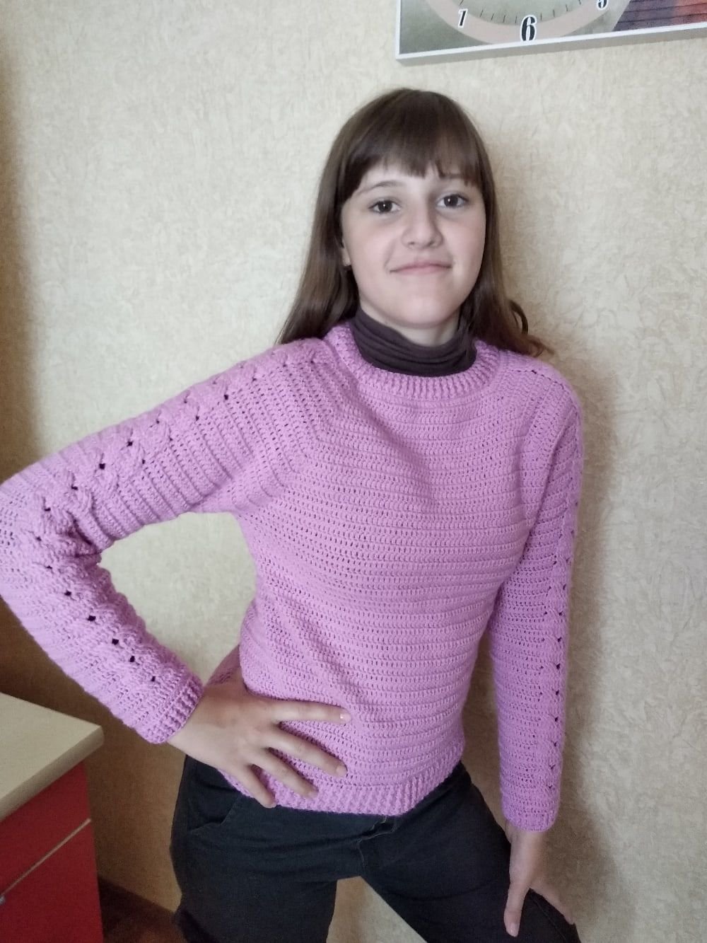 Кофта из Ализе Ланаголд 800