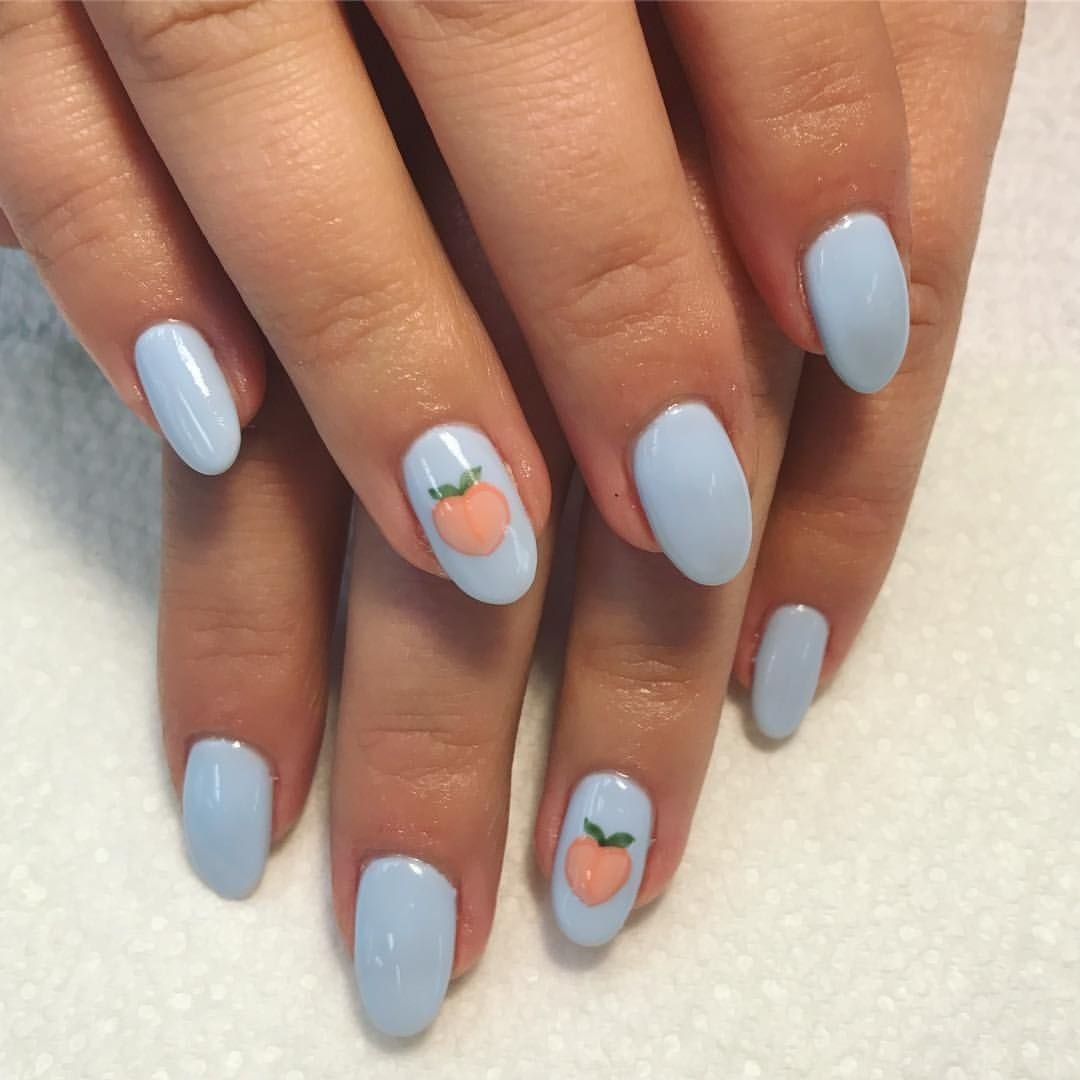 Blue Nails aesthetic