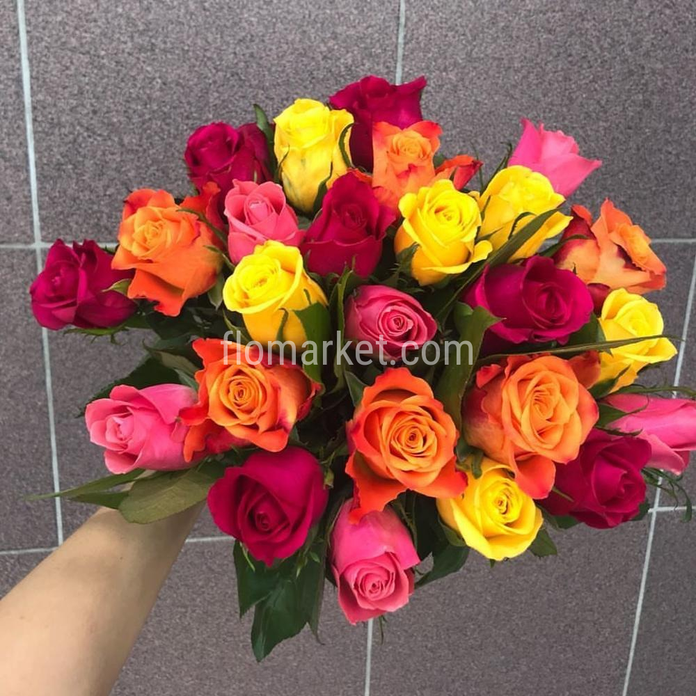 Роза Кения микс 25 шт