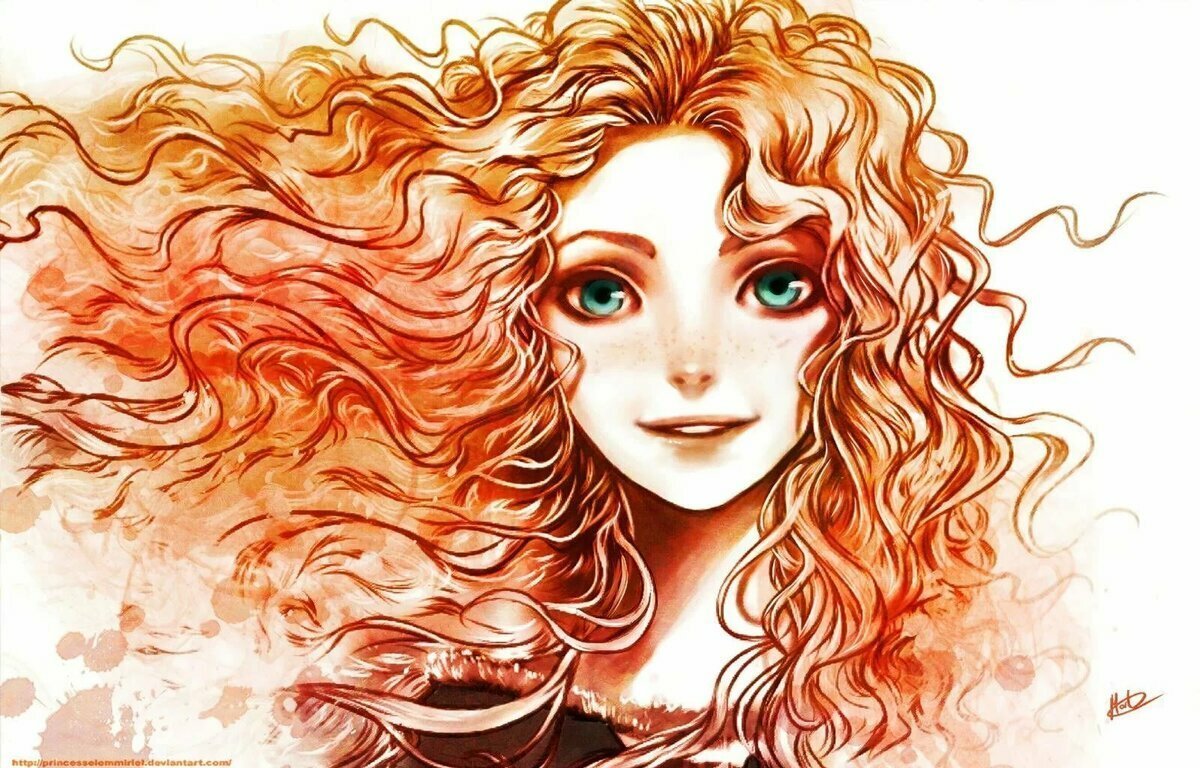 Кудри Мерида мультфильм