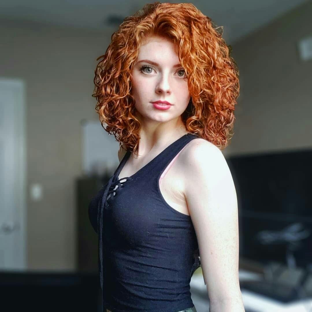 Красивые рыжие кудрявые девушки