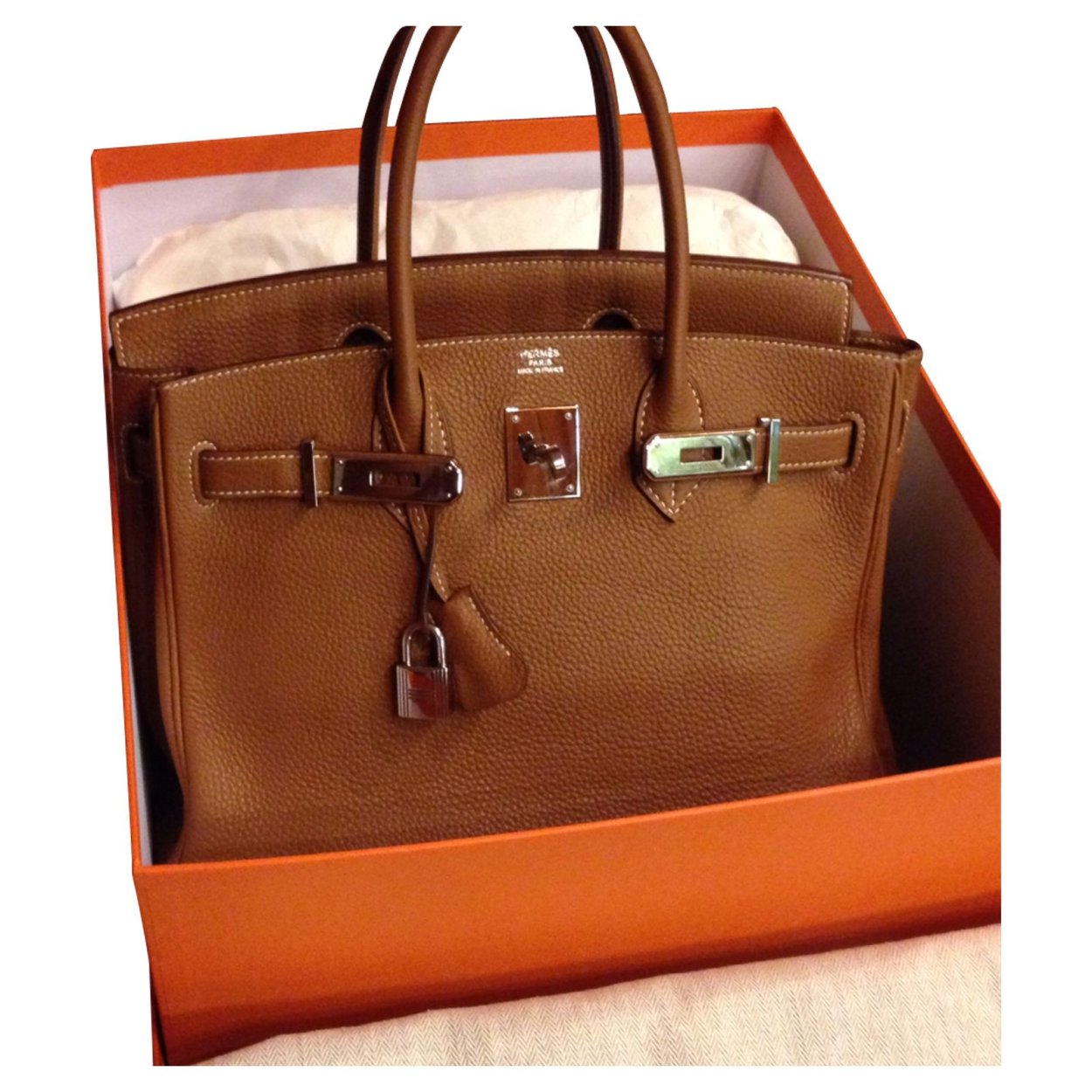 Birkin Hermes с ремнем
